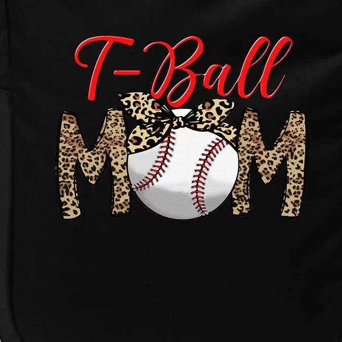 T Ball Mom Leopard MotherS Day Mama Teeball Sport Player Impact Tech Backpack