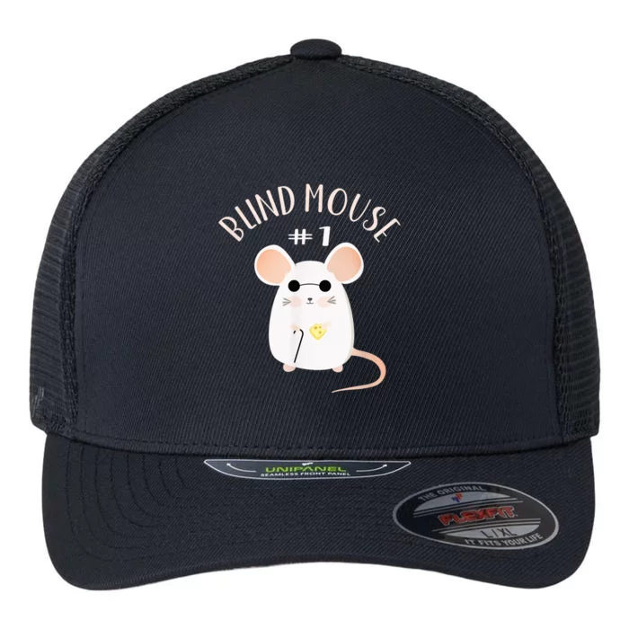 Three Blind Mice Matching Halloween Group Costume Mouse #1 Flexfit Unipanel Trucker Cap