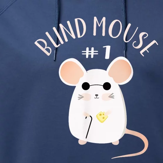 Three Blind Mice Matching Halloween Group Costume Mouse #1 Performance Fleece Hoodie