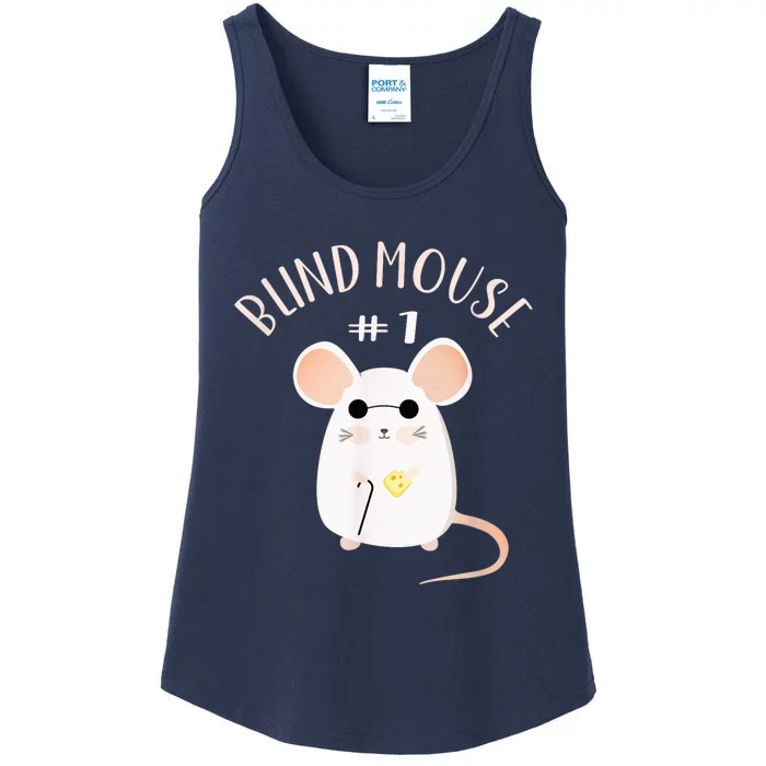 Three Blind Mice Matching Halloween Group Costume Mouse #1 Ladies Essential Tank