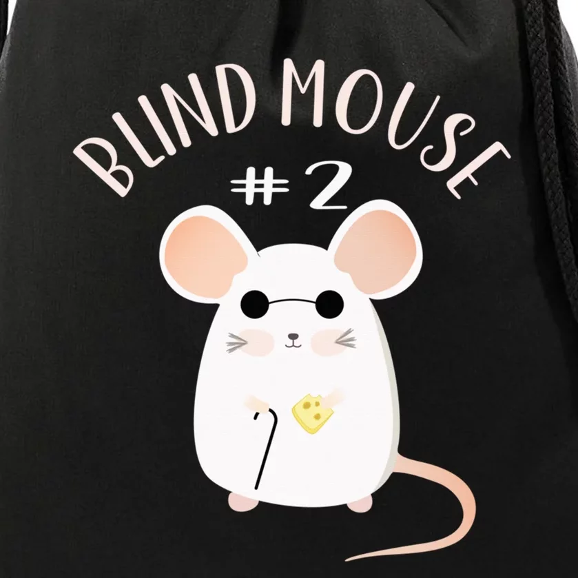 Three Blind Mice Matching Halloween Group Costume Mouse #2 Drawstring Bag