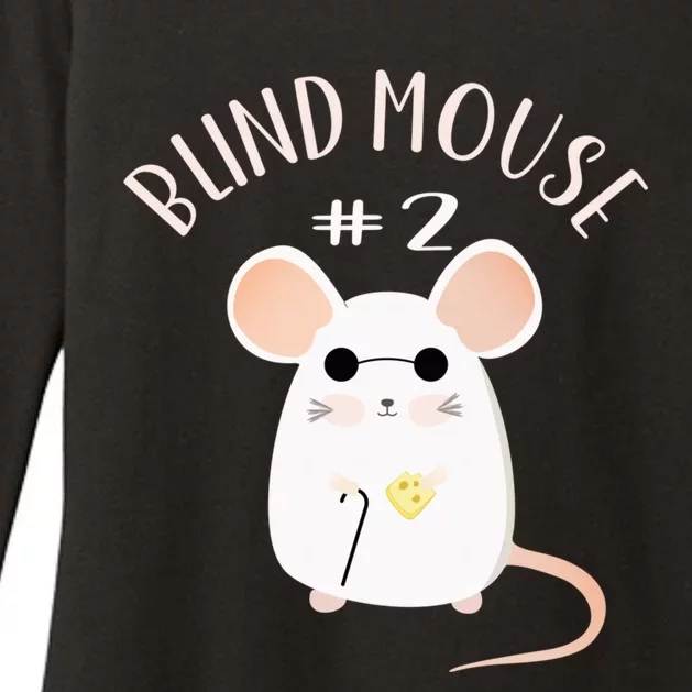 Three Blind Mice Matching Halloween Group Costume Mouse #2 Womens CVC Long Sleeve Shirt