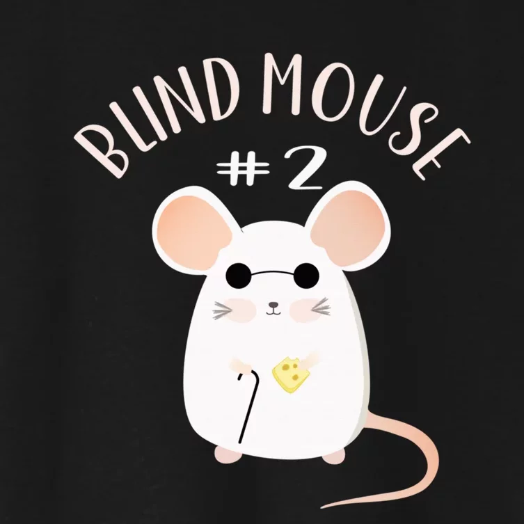 Three Blind Mice Matching Halloween Group Costume Mouse #2 Women's Crop Top Tee