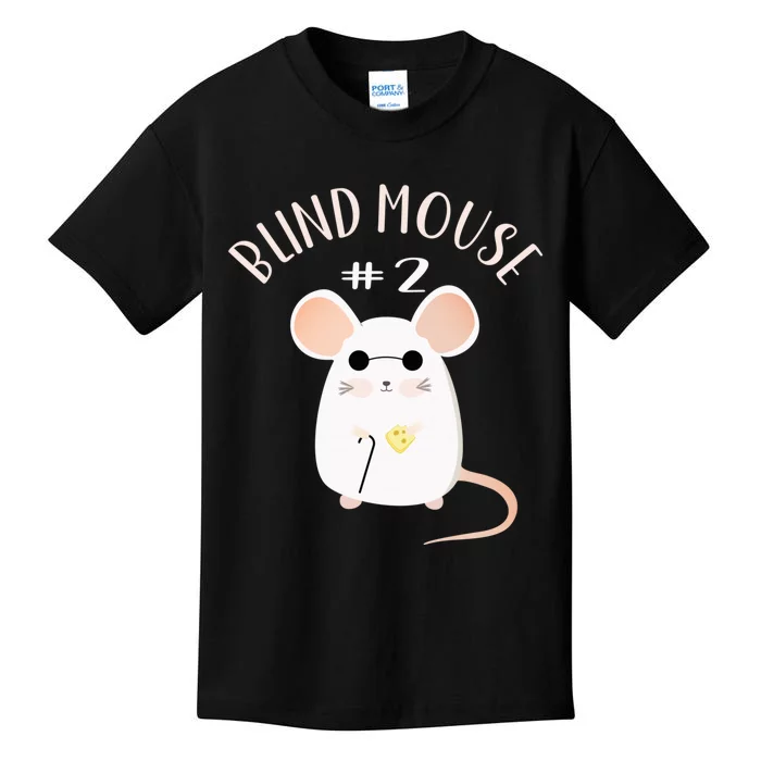 Three Blind Mice Matching Halloween Group Costume Mouse #2 Kids T-Shirt