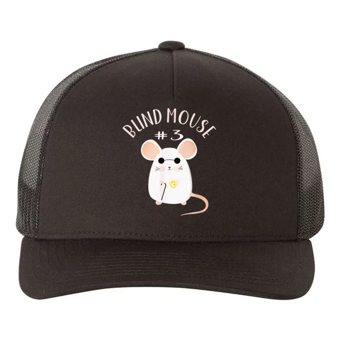 Three Blind Mice Matching Halloween Group Costume Mouse #3 Yupoong Adult 5-Panel Trucker Hat