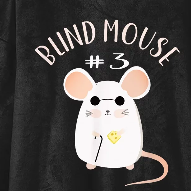 Three Blind Mice Matching Halloween Group Costume Mouse #3 Hooded Wearable Blanket