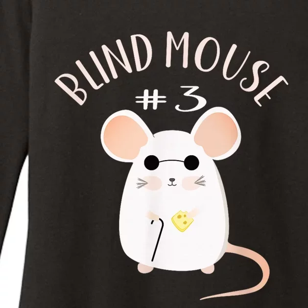 Three Blind Mice Matching Halloween Group Costume Mouse #3 Womens CVC Long Sleeve Shirt