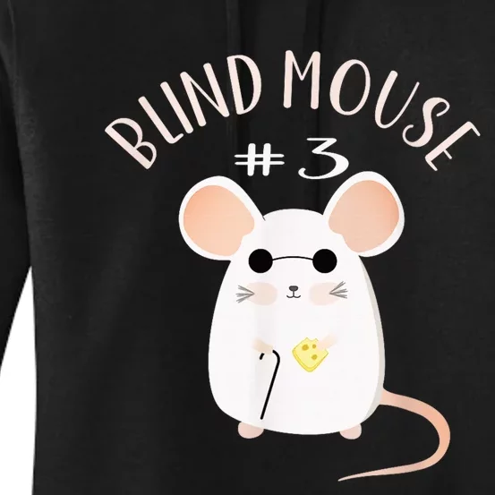 Three Blind Mice Matching Halloween Group Costume Mouse #3 Women's Pullover Hoodie