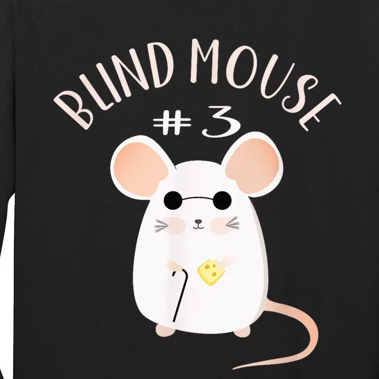 Three Blind Mice Matching Halloween Group Costume Mouse #3 Tall Long Sleeve T-Shirt