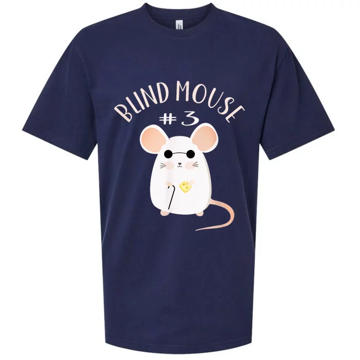 Three Blind Mice Matching Halloween Group Costume Mouse #3 Sueded Cloud Jersey T-Shirt