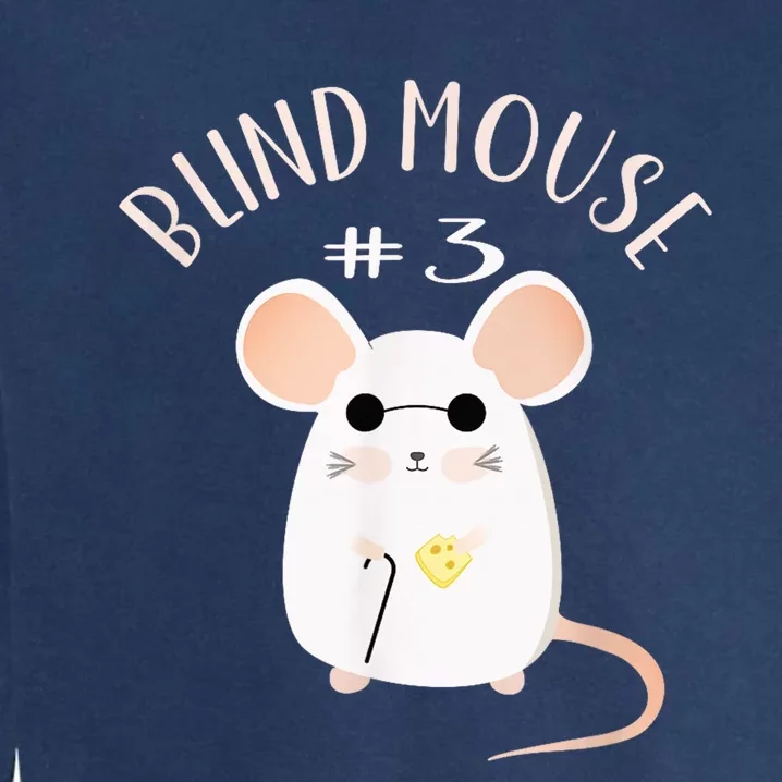 Three Blind Mice Matching Halloween Group Costume Mouse #3 Garment-Dyed Sweatshirt