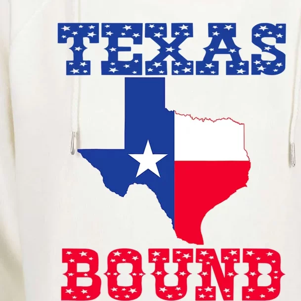 Texas Bound Moving To Texas Texas Bound With Texas Map Womens Funnel Neck Pullover Hood