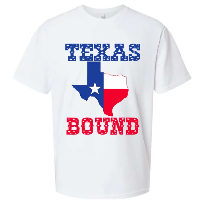 Texas Bound Moving To Texas Texas Bound With Texas Map Sueded Cloud Jersey T-Shirt