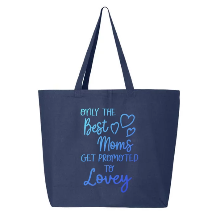 The Best Moms Get Promoted To Lovey For Special Grandma Gift 25L Jumbo Tote