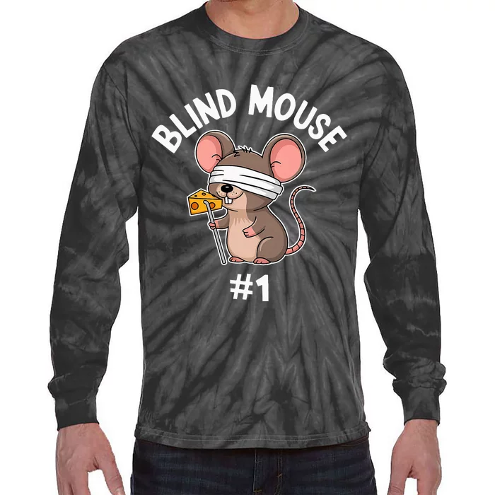 Three Blind Mice Costume Mouse 1 Matching Group Tie-Dye Long Sleeve Shirt