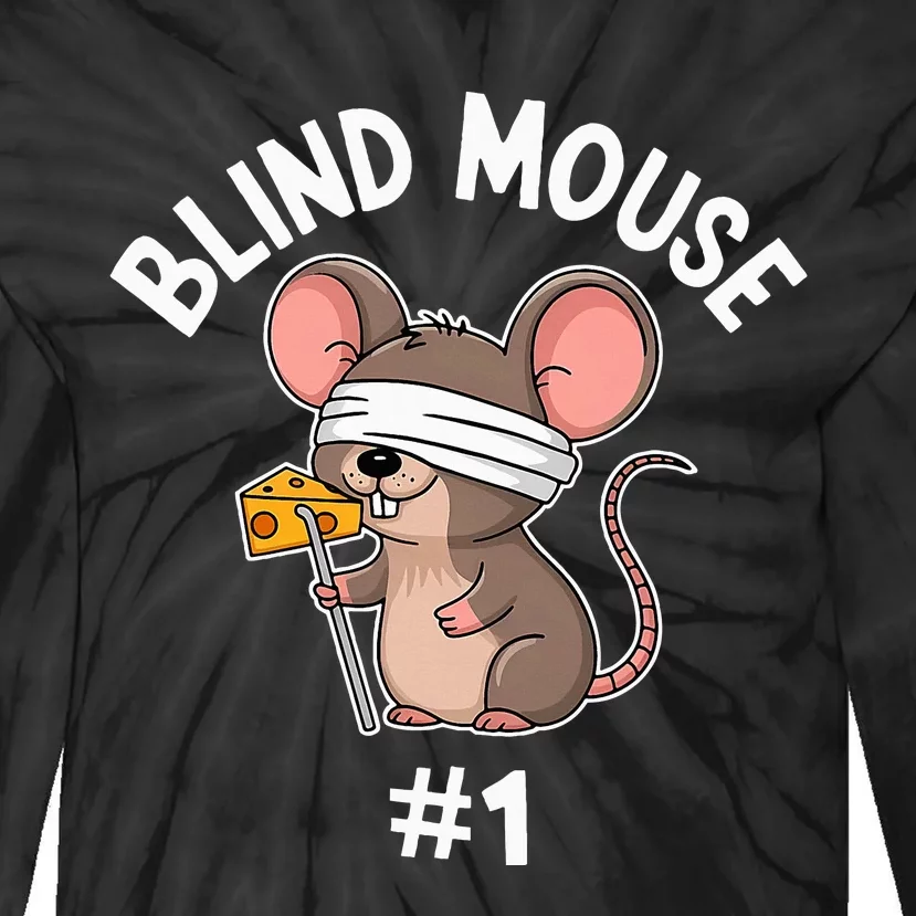 Three Blind Mice Costume Mouse 1 Matching Group Tie-Dye Long Sleeve Shirt