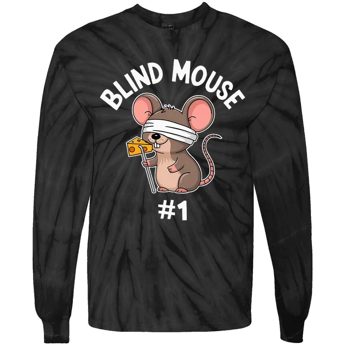 Three Blind Mice Costume Mouse 1 Matching Group Tie-Dye Long Sleeve Shirt