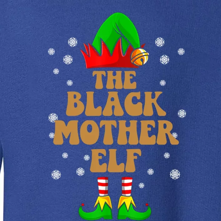 The Black Mother Elf African American Christmas Costumes Gift Toddler Sweatshirt