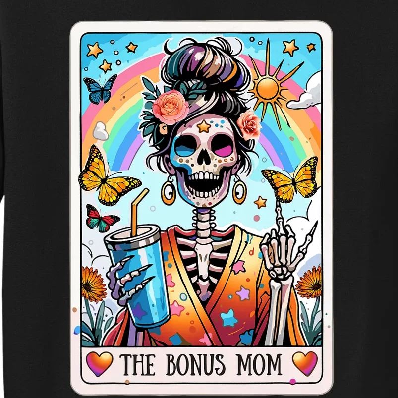 The Bonus Mom Tarot Card Mothers Day Stepmom Skeleton Witchy Sweatshirt