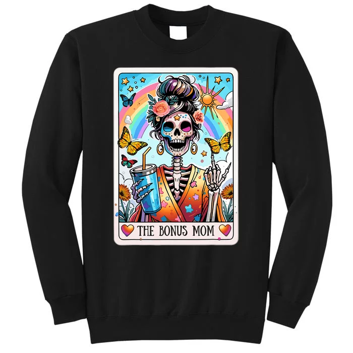 The Bonus Mom Tarot Card Mothers Day Stepmom Skeleton Witchy Sweatshirt