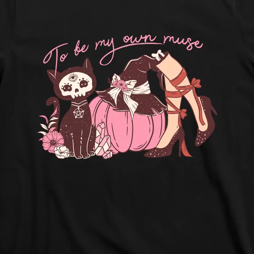 To Be My Own Muse Halloween Funny Pumpkin Gift T-Shirt