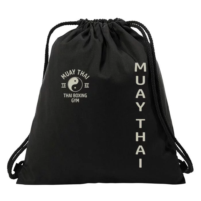 Thai Boxing Muay Thai Meaningful Gift Drawstring Bag