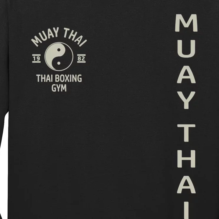 Thai Boxing Muay Thai Meaningful Gift Tall Long Sleeve T-Shirt