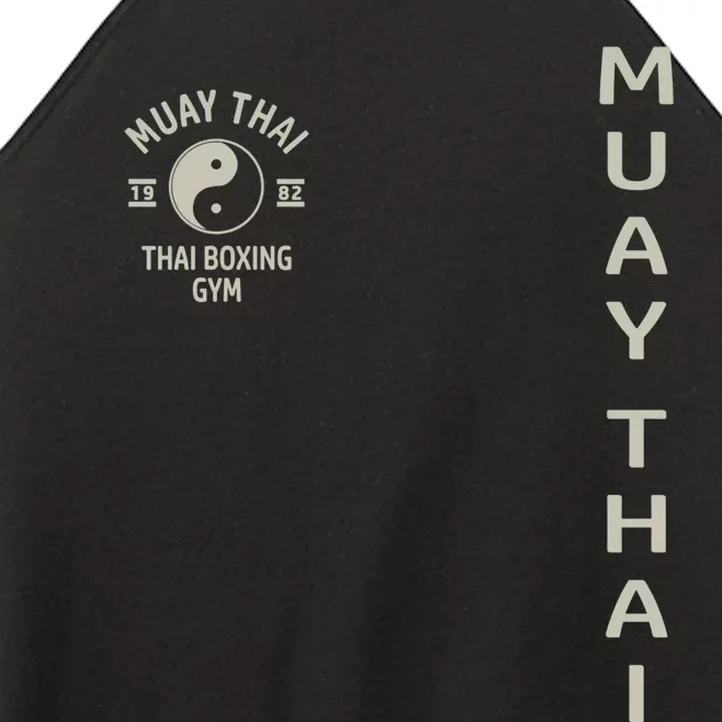 Thai Boxing Muay Thai Meaningful Gift Women’s Perfect Tri Rocker Tank