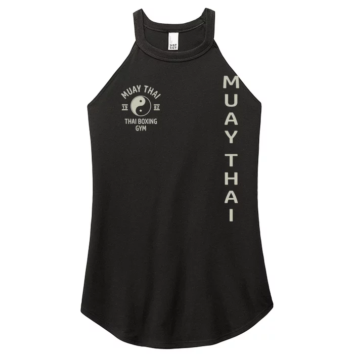 Thai Boxing Muay Thai Meaningful Gift Women’s Perfect Tri Rocker Tank