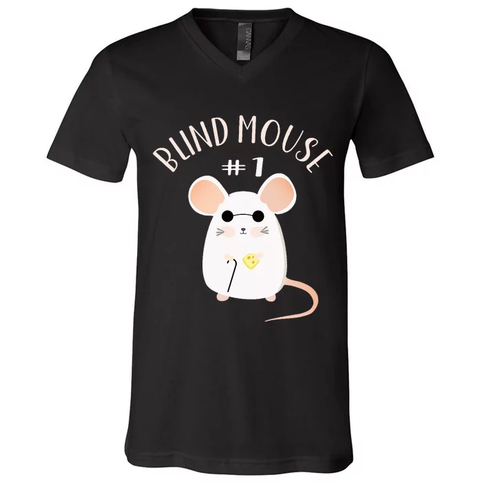 Three Blind Mice Matching Halloween Group Costume Mouse V-Neck T-Shirt