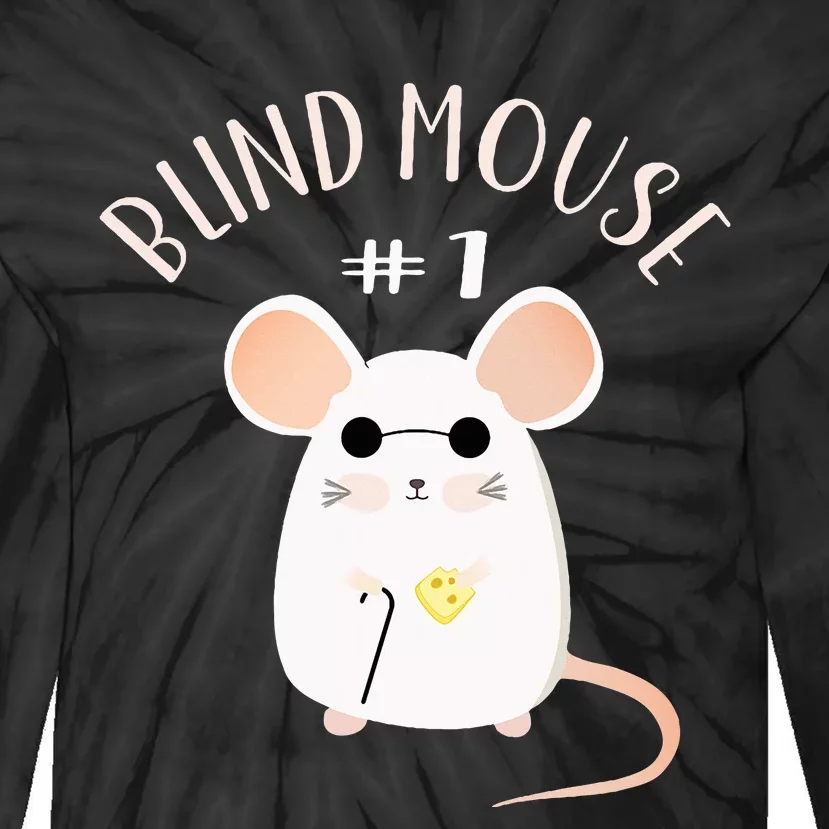 Three Blind Mice Matching Halloween Group Costume Mouse Tie-Dye Long Sleeve Shirt