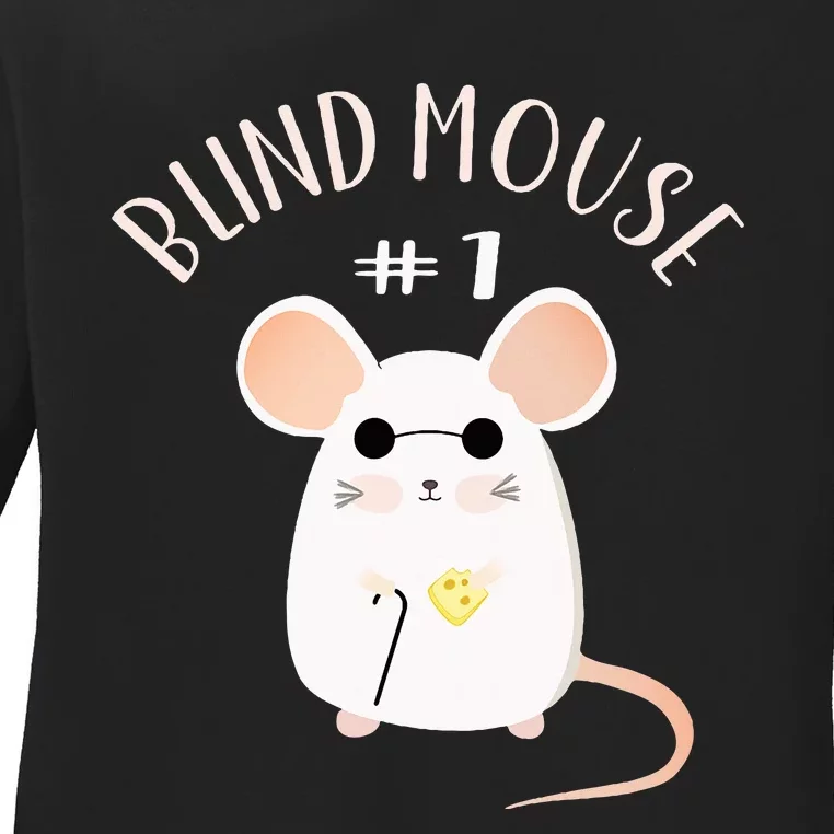 Three Blind Mice Matching Halloween Group Costume Mouse Ladies Long Sleeve Shirt