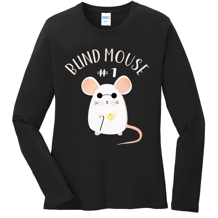 Three Blind Mice Matching Halloween Group Costume Mouse Ladies Long Sleeve Shirt