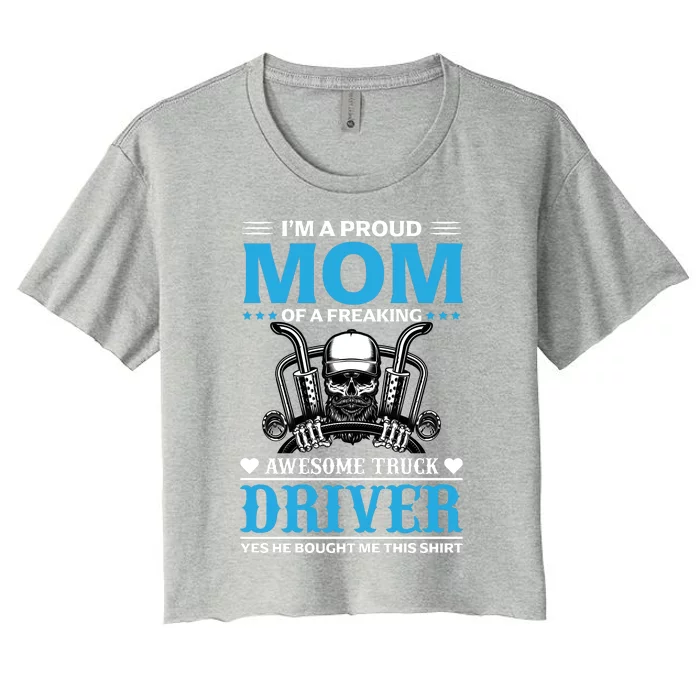 The Best Moms Mothers Day Women's Crop Top Tee