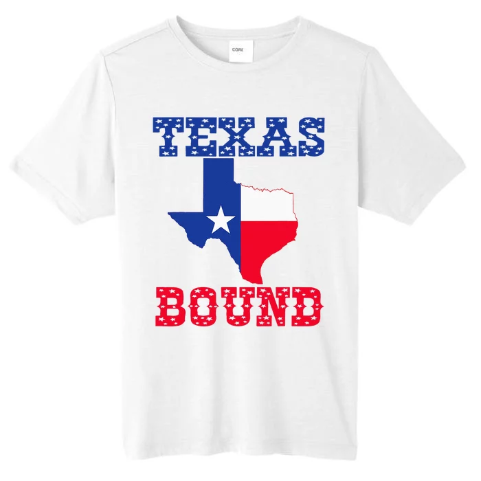 Texas Bound moving to texas texas bound with texas map ChromaSoft Performance T-Shirt