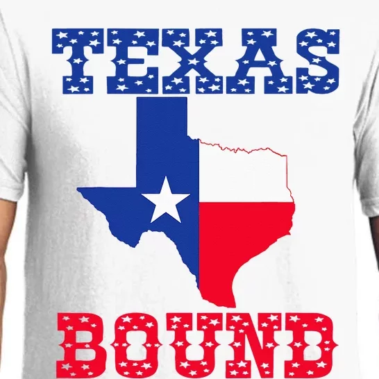 Texas Bound moving to texas texas bound with texas map Pajama Set