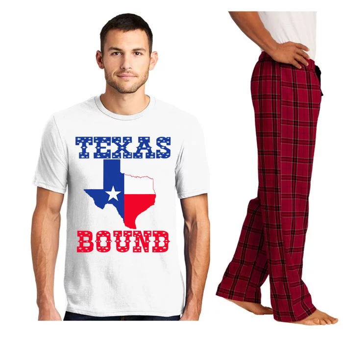 Texas Bound moving to texas texas bound with texas map Pajama Set