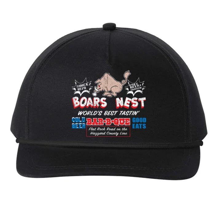 The Boars Nest Best BBQue Snapback Five-Panel Rope Hat