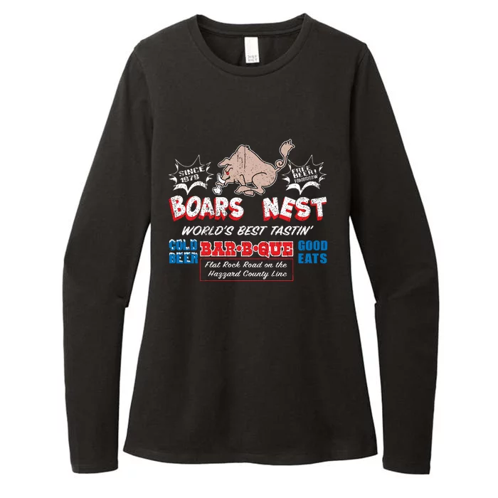 The Boars Nest Best BBQue Womens CVC Long Sleeve Shirt