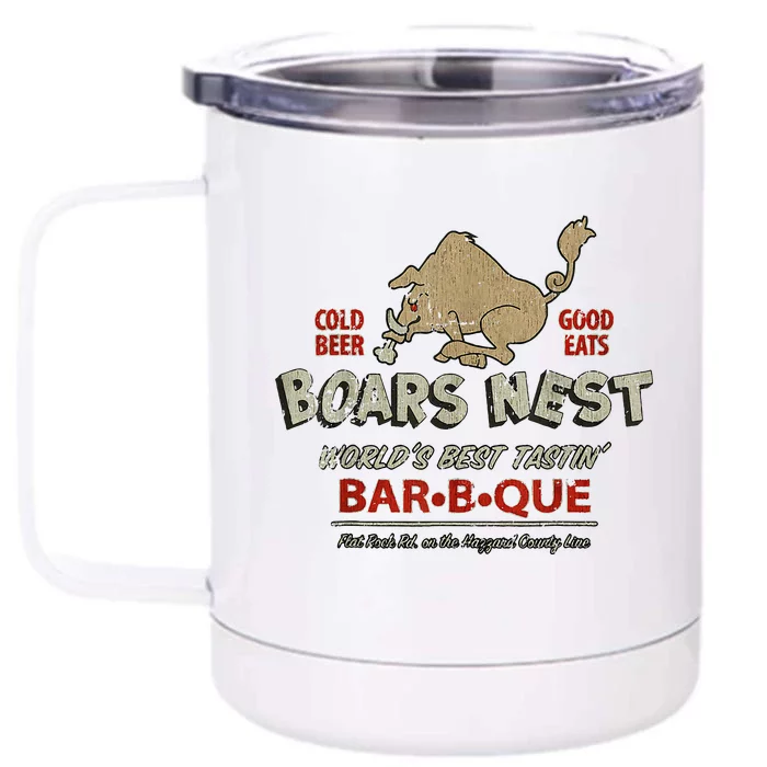 The Boars Nest Vintage Front & Back 12oz Stainless Steel Tumbler Cup