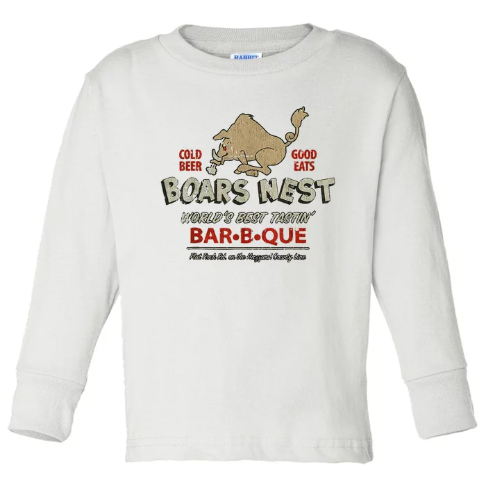 The Boars Nest Vintage Toddler Long Sleeve Shirt