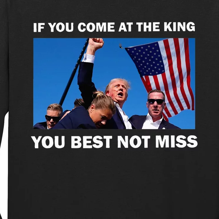 Trump Best Not Miss Tall Long Sleeve T-Shirt