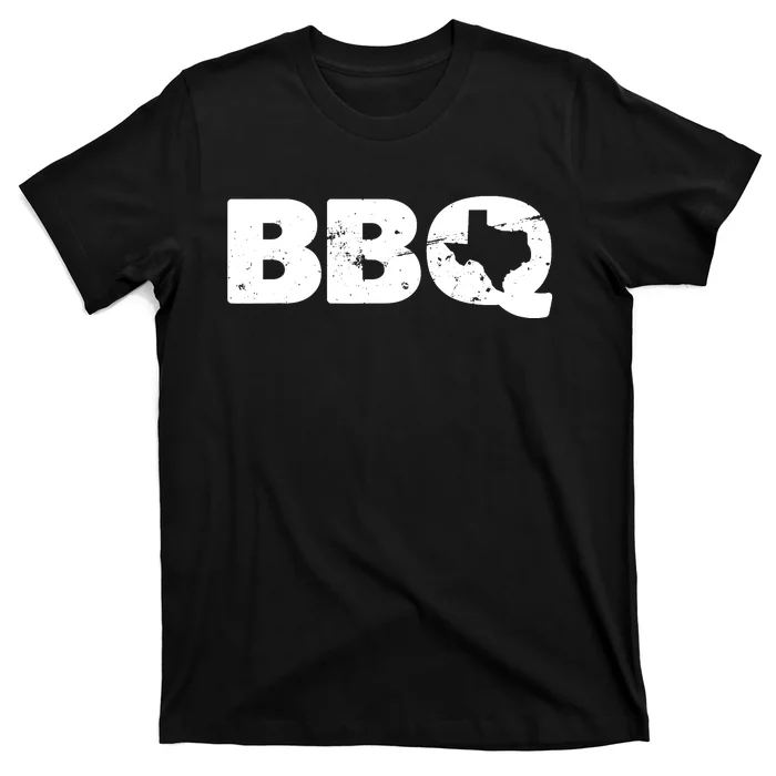 Texas BBQ novelty Texas Barbecue and Map vintage BBQ T-Shirt