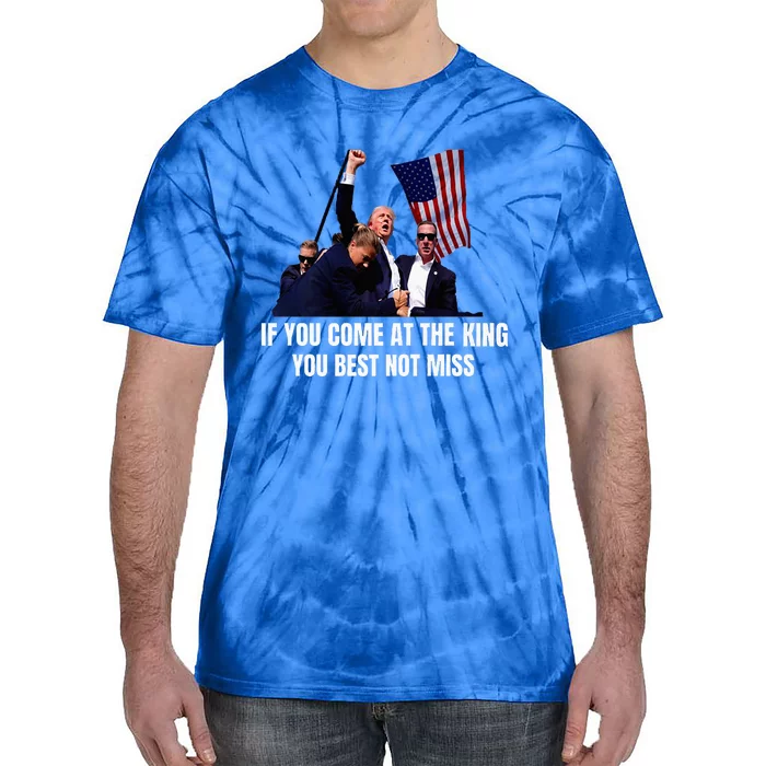 Trump Best Not Miss Premium Tie-Dye T-Shirt