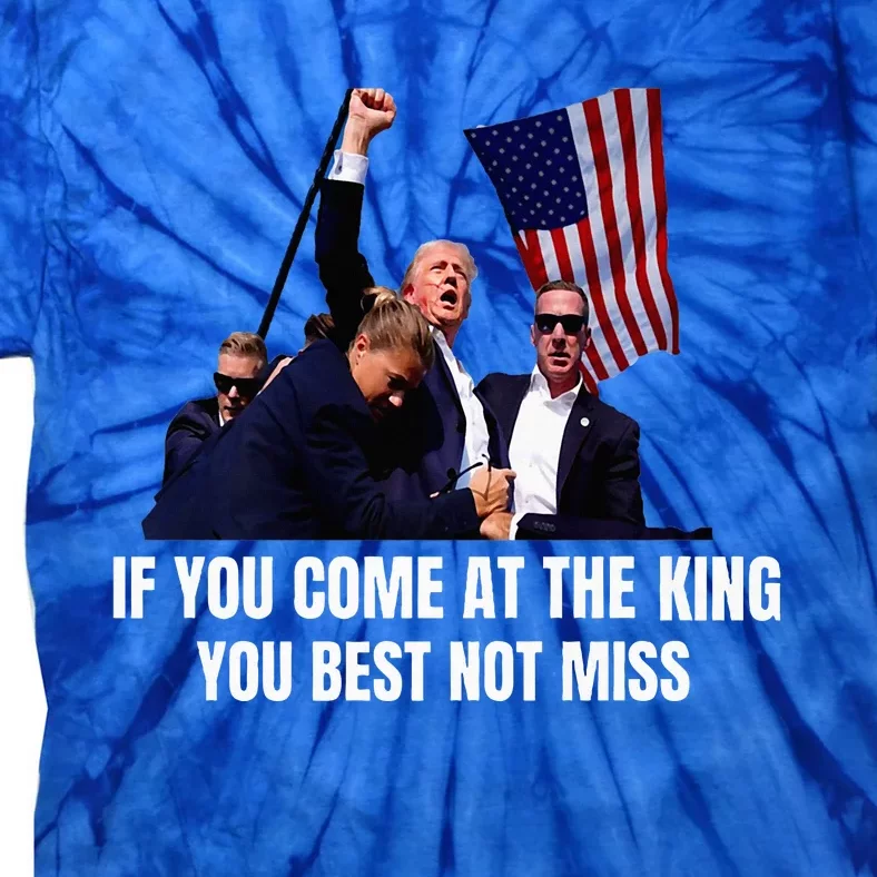 Trump Best Not Miss Premium Tie-Dye T-Shirt