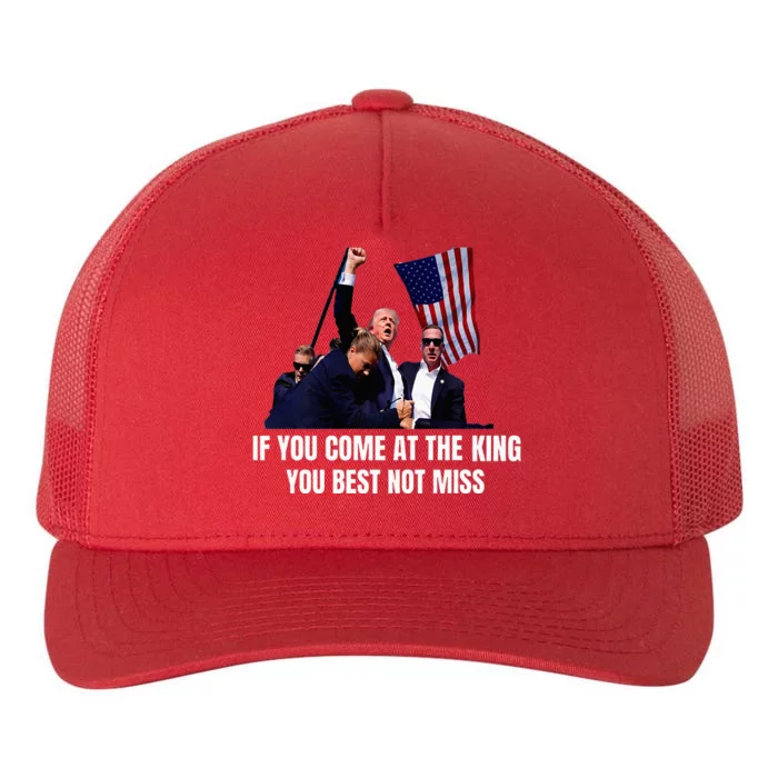 Trump Best Not Miss Premium Yupoong Adult 5-Panel Trucker Hat