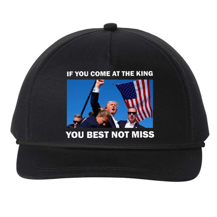 Trump Best Not Miss Snapback Five-Panel Rope Hat