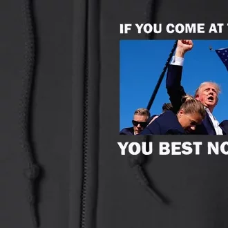 Trump Best Not Miss Full Zip Hoodie