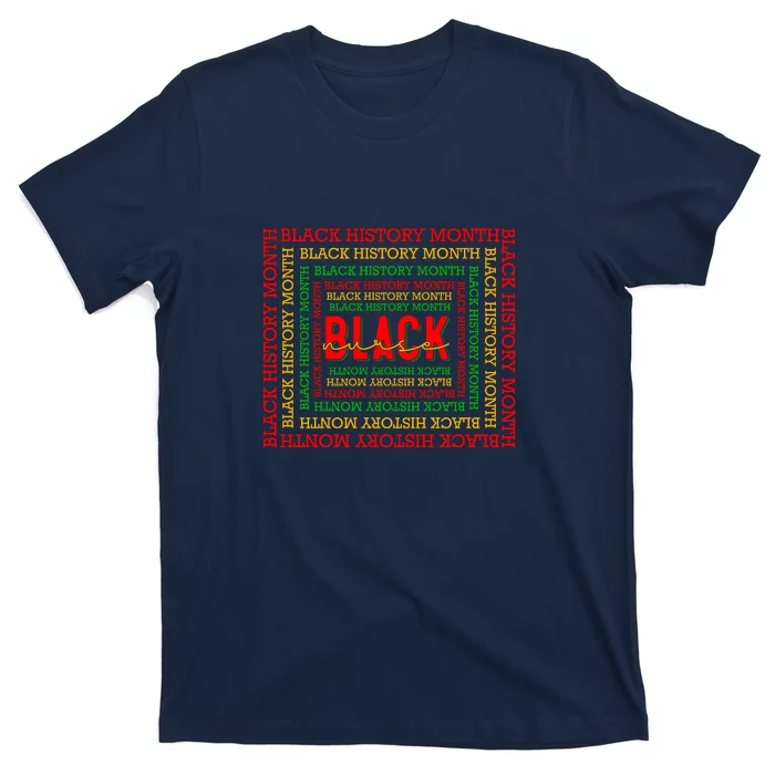 Typography Black Nurse Juneteenth Since 1865 Afro America Gift T-Shirt