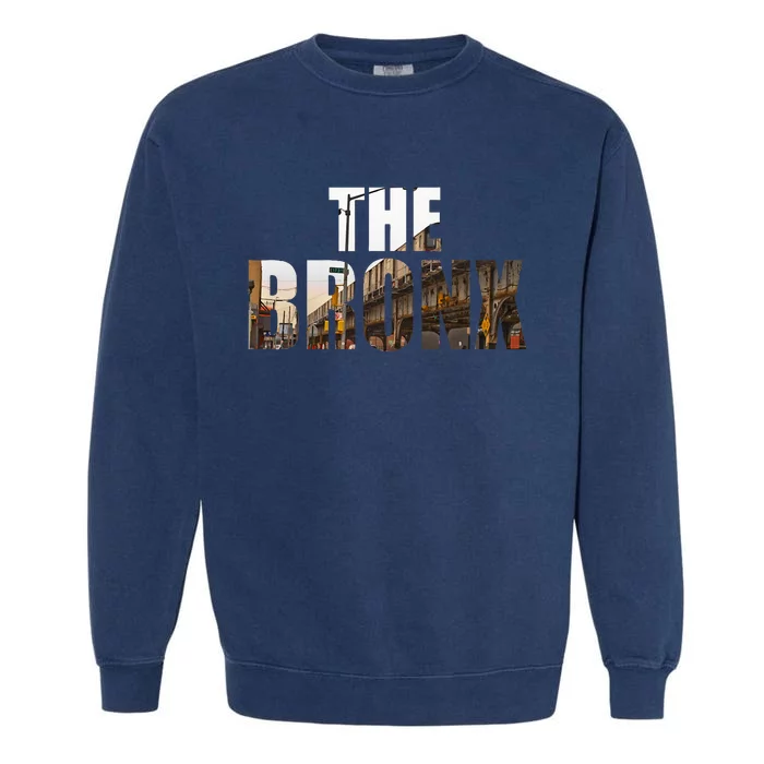 The Bronx New York Nyc Garment-Dyed Sweatshirt